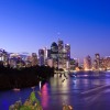 Brisbane City Skyline during Blue Hour